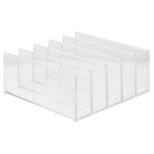 CLISPEED Buchorganizer aus Acryl Dekorativer Buchhalter für Schreibtisch Praktischer Buchstütze und Aufbewahrungslösung für Bücher und Zeitschriften für Büro und Wohnzimmer CLISPEED Buchorganizer aus Acryl Dekorativer Buchhalter für Schreibtisch Praktischer Buchstütze und Aufbewahrungslösung für Bücher und Zeitschriften für Büro und Wohnzimmer von CLISPEED