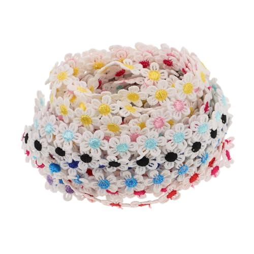 CLISPEED Bunte Blumenborte zum Nähen Strapazierfähiges Blumen stickband für Kleidung Schuhe Hüte Vielseitiges DIY zierband für Mode und Heimdekoration CLISPEED Bunte Blumenborte zum Nähen Strapazierfähiges Blumen stickband für Kleidung Schuhe Hüte Vielseitiges DIY zierband für Mode und Heimdekoration von CLISPEED