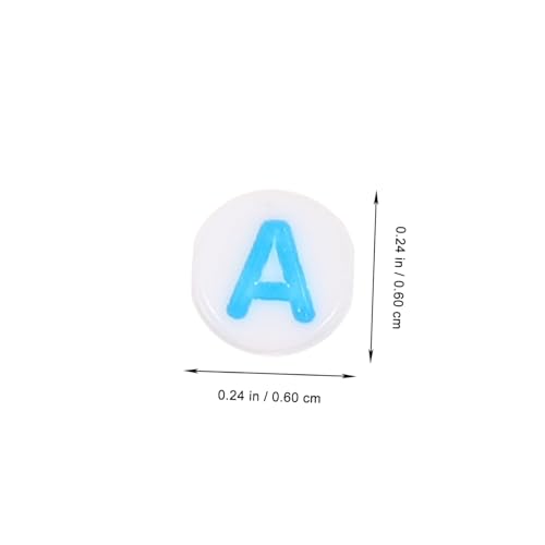 CLISPEED Bunte Buchstabenperlen für DIY Schmuckherstellung Große Acrylperlen Vielseitig zum Auffädeln von Armbändern Halsketten Anhängern für Kreative Bastelprojekte CLISPEED Bunte Buchstabenperlen für DIY Schmuckherstellung Große Acrylperlen Vielseitig zum Auffädeln von Armbändern Halsketten Anhängern für Kreative Bastelprojekte von CLISPEED