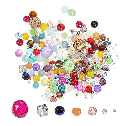 CLISPEED Bunte Facettierte Glasperlen für DIY Schmuckherstellung Glatte Spacer Perlen in Verschiedenen für Armband Halskette und Ohrring Basteln CLISPEED Bunte Facettierte Glasperlen für DIY Schmuckherstellung Glatte Spacer Perlen in Verschiedenen für Armband Halskette und Ohrring Basteln von CLISPEED