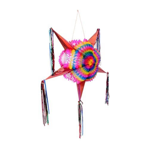 CLISPEED Bunte Faltbare Pinata in Sternform aus Sicherem Papier Wiederverwendbare Partydekoration für Geburtstagsfeiern und Festlichkeiten Auffälliges und Fotorequisite für Familien CLISPEED Bunte Faltbare Pinata in Sternform aus Sicherem Papier Wiederverwendbare Partydekoration für Geburtstagsfeiern und Festlichkeiten Auffälliges und Fotorequisite für Familien von CLISPEED