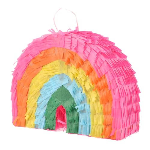 CLISPEED Bunte Kleine Pinata für Kindergeburtstag Regenbogen Design Candy Füllung Party Deko für Geburtstagsfeiern Shower und Festliche Anlässe Spielerisch und Farbenfroh CLISPEED Bunte Kleine Pinata für Kindergeburtstag Regenbogen Design Candy Füllung Party Deko für Geburtstagsfeiern Shower und Festliche Anlässe Spielerisch und Farbenfroh von CLISPEED