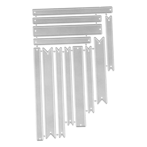 CLISPEED Carbonstahl Stanzformen für Scrapbooking DIY Banner Karten Schneidvorlage Präzise Formen für Papier Kunststoff Folie Aluminiumfolie Verzierung CLISPEED Carbonstahl Stanzformen für Scrapbooking DIY Banner Karten Schneidvorlage Präzise Formen für Papier Kunststoff Folie Aluminiumfolie Verzierung von CLISPEED