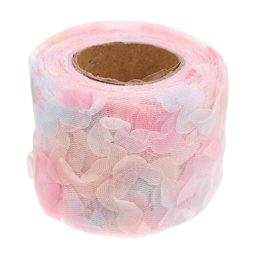 CLISPEED Chiffonrosen Stoffband Farbenfrohes DIY Nähzubehör für Bekleidung Dekoration Vintage Besticktes Haar und Kleidungsaccessoire Weichem Chiffonmaterial von CLISPEED