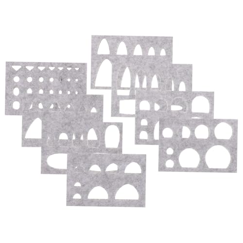 CLISPEED DIY Filz Bastelset Teiliges Tierauge Ohr Nase Form Schablonen für Handgefertigte Nadelfilz Vorlagen Filz Applikation Werkzeug für Anfänger und Bastelfans CLISPEED DIY Filz Bastelset Teiliges Tierauge Ohr Nase Form Schablonen für Handgefertigte Nadelfilz Vorlagen Filz Applikation Werkzeug für Anfänger und Bastelfans von CLISPEED
