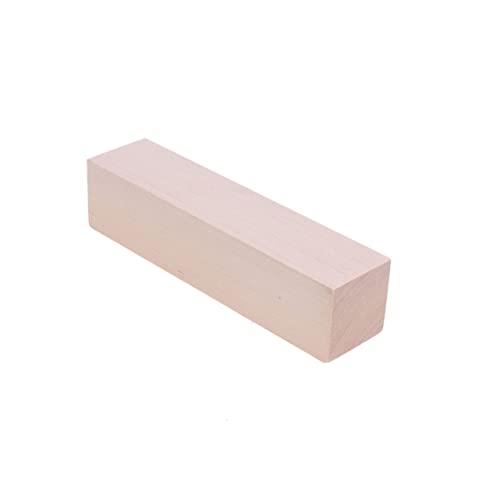 CLISPEED DIY Holzblock Buchenholz Natürliches Finish für Bastelprojekte und Kreative Anwendungen zum Malen Zeichnen und Dekorieren von CLISPEED