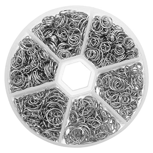 CLISPEED DIY Ohrringe Einzelne Öffnungsschachtel Handgefertigte Schmuckringe Kunsthandwerk Biegeringe für Schmuckherstellung Hochwertige Verbindungselemente CLISPEED DIY Ohrringe Einzelne Öffnungsschachtel Handgefertigte Schmuckringe Kunsthandwerk Biegeringe für Schmuckherstellung Hochwertige Verbindungselemente von CLISPEED