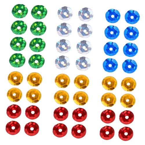 CLISPEED DIY Pailletten Mix Gewölbt Glänzend Bunte Bastelsteine für Kleidung Schmuck Dekoration Handgefertigte Unregelmäßige Glitzerflocken zum Aufnähen und Kreativen Verzieren CLISPEED DIY Pailletten Mix Gewölbt Glänzend Bunte Bastelsteine für Kleidung Schmuck Dekoration Handgefertigte Unregelmäßige Glitzerflocken zum Aufnähen und Kreativen Verzieren von CLISPEED