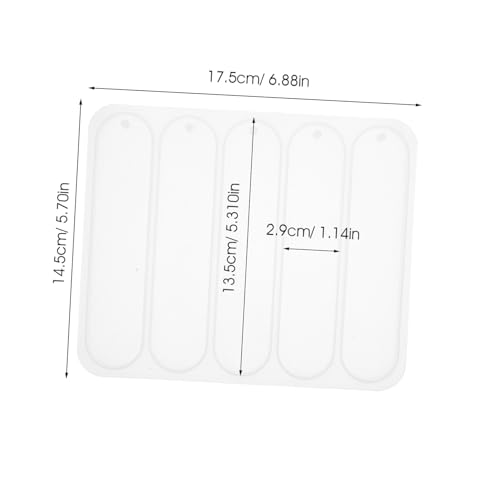 CLISPEED DIY Silikon Lesezeichen Form für Epoxidharz Gießen Flexible und Elastische Gießform Einfache Herstellung Individueller Buchzeichen Glatte Oberfläche Langlebiges Material für CLISPEED DIY Silikon Lesezeichen Form für Epoxidharz Gießen Flexible und Elastische Gießform Einfache Herstellung Individueller Buchzeichen Glatte Oberfläche Langlebiges Material für von CLISPEED