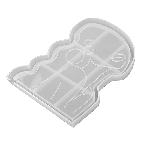 CLISPEED DIY Silikonform für Epoxidharz Dekorative Tray Gießform Flexible und Transparente Silikonmould für Handgemachte Tabletts Runde Formen Hitze und Kältebeständig Einfach zu Reinigen CLISPEED DIY Silikonform für Epoxidharz Dekorative Tray Gießform Flexible und Transparente Silikonmould für Handgemachte Tabletts Runde Formen Hitze und Kältebeständig Einfach zu Reinigen von CLISPEED