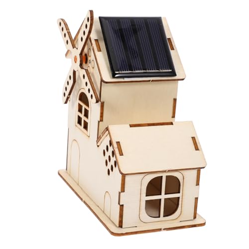 CLISPEED DIY Solar Windmühle Bausatz aus Holz Kinderfreundliches Wissenschaftsspielzeug für Hand und Gehirnentwicklung Sicherer Präzise Geschnittener Holzbausatz Einfach Zusammenzubauen CLISPEED DIY Solar Windmühle Bausatz aus Holz Kinderfreundliches Wissenschaftsspielzeug für Hand und Gehirnentwicklung Sicherer Präzise Geschnittener Holzbausatz Einfach Zusammenzubauen von CLISPEED