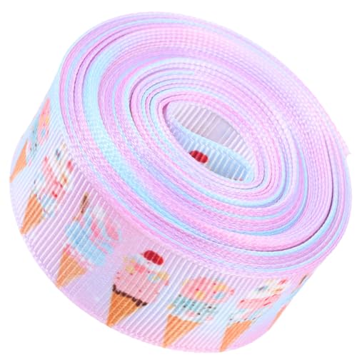 CLISPEED Dekoratives Eiscreme band Breit Vielseitiges Geschenkverpackungsband für DIY Schleifen Kreatives Bastelband mit Glatter Oberfläche Farbecht und Leicht Zuschneidbar CLISPEED Dekoratives Eiscreme band Breit Vielseitiges Geschenkverpackungsband für DIY Schleifen Kreatives Bastelband mit Glatter Oberfläche Farbecht und Leicht Zuschneidbar von CLISPEED