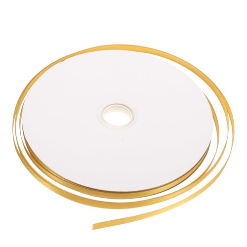 CLISPEED Dekoratives Geschenkband Breit Polyesterband mit Goldener Folienprägung für Basteln Schleifen Hochzeitsdeko DIY Verpackungsschleife Geschenkverpackung CLISPEED Dekoratives Geschenkband Breit Polyesterband mit Goldener Folienprägung für Basteln Schleifen Hochzeitsdeko DIY Verpackungsschleife Geschenkverpackung von CLISPEED