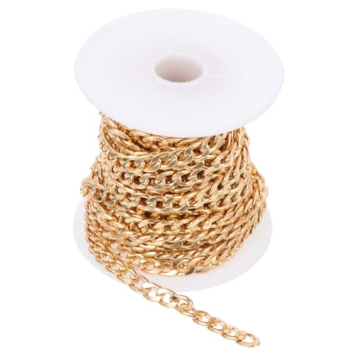 CLISPEED Edelstahl Kette Glatte Oberfläche DIY Schmuckherstellung Halskette Armband Zubehör für Herren und Damen CLISPEED Edelstahl Kette Glatte Oberfläche DIY Schmuckherstellung Halskette Armband Zubehör für Herren und Damen von CLISPEED