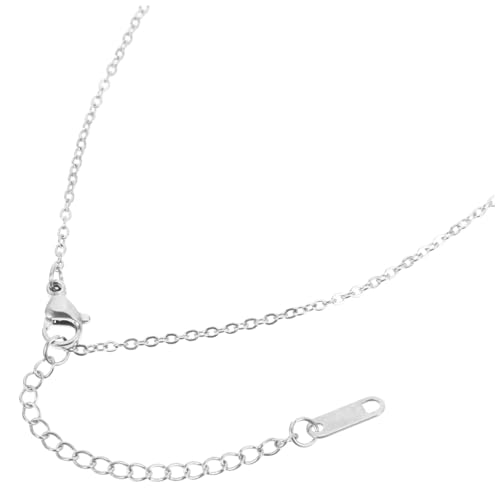 CLISPEED Edelstahlkette für DIY Schmuck Verstellbare Gliederkette mit Verlängerung Vielseitige Bastelketten für Halsketten und Armbänder Rostfrei Modisches Zubehör für Damen und Mädchen von CLISPEED