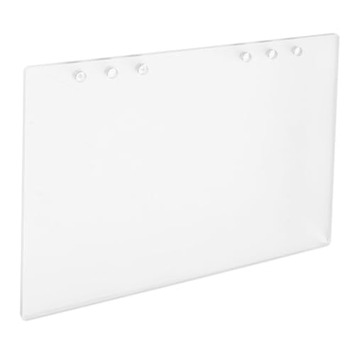 CLISPEED Einseitige Matte Acryl Hülle für Lose Abnehmbare Ringbuch Notizbuch Hülle Vielseitig Einsetzbar als Planer und Tagebuchcover Geeignet für Schule Büro und Zuhause CLISPEED Einseitige Matte Acryl Hülle für Lose Abnehmbare Ringbuch Notizbuch Hülle Vielseitig Einsetzbar als Planer und Tagebuchcover Geeignet für Schule Büro und Zuhause von CLISPEED