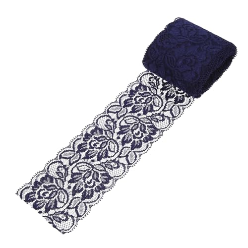 CLISPEED Elastische Spitzenborte Dunkelblau DIY Spitze Band für Kleidung Dekoration Basteln Geschenkverpackung Handarbeit Zubehör CLISPEED Elastische Spitzenborte Dunkelblau DIY Spitze Band für Kleidung Dekoration Basteln Geschenkverpackung Handarbeit Zubehör von CLISPEED