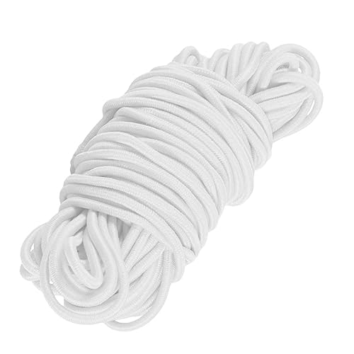 CLISPEED Elastisches Band Weiß Rundgummiband für DIY Bastelarbeiten Maskenherstellung Schmuckdesign und Bekleidungsprojekte Hochwertiges Langlebiges Material für Vielseitige Anwendungen CLISPEED Elastisches Band Weiß Rundgummiband für DIY Bastelarbeiten Maskenherstellung Schmuckdesign und Bekleidungsprojekte Hochwertiges Langlebiges Material für Vielseitige Anwendungen von CLISPEED