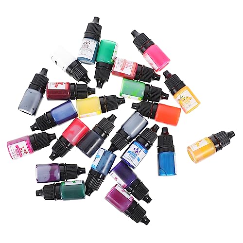 CLISPEED Epoxidharz Pigment Farben Konzentrated DIY Farbe für Kunsthandwerk Schmuckdesign und Gießprojekte Flasche UV Beständig und Leicht Mischbar von CLISPEED