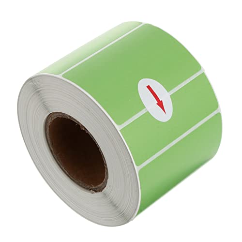 CLISPEED Etiketten Aus Thermopapier -aufkleberpapier Bedruckbare Etiketten Aufkleber Beschriftungen Aufkleber Für Druckeretiketten Etiketten Für Thermodrucker Leere Aufkleber Green von CLISPEED