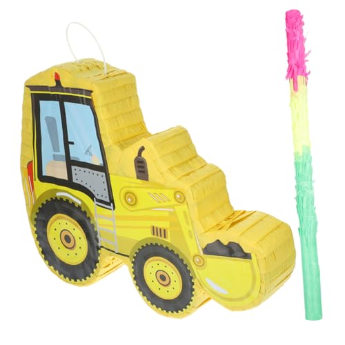 CLISPEED Excavator Pinata mit Bunte Baggerform Partyzubehör für Geburtstagsfeier Baustellen Motto Dekoration Süßigkeiten Gefüllt für Kindergeburtstag und Festlichkeiten CLISPEED Excavator Pinata mit Bunte Baggerform Partyzubehör für Geburtstagsfeier Baustellen Motto Dekoration Süßigkeiten Gefüllt für Kindergeburtstag und Festlichkeiten von CLISPEED