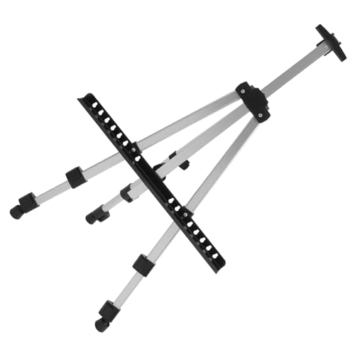 CLISPEED Faltbare Aluminium Staffelei Höhenverstellbar Robust Tragbar für Malen Skizzieren und Präsentation Vielseitiger Künstler Dry Erase Board Stand Zufällige Farbe Zufällige Farbe CLISPEED Faltbare Aluminium Staffelei Höhenverstellbar Robust Tragbar für Malen Skizzieren und Präsentation Vielseitiger Künstler Dry Erase Board Stand Zufällige Farbe Zufällige Farbe von CLISPEED