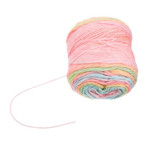 CLISPEED Farbverlauf Baumwollgarn für Stricken und Häkeln Dekoratives Mehrfarbiges Handstrickgarn für Schals Pullover Heimdekoration und DIY Bastelprojekte Vielseitig Verwendbar Einfache von CLISPEED