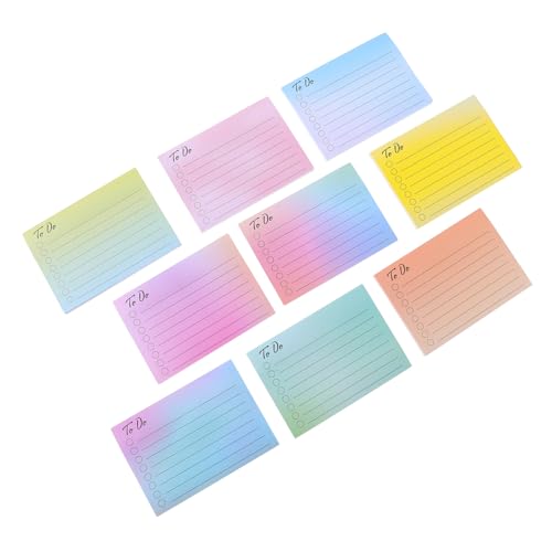 CLISPEED Farbverlauf Haftnotizen Selbstklebende Memo Pads Multifunktionale Notizzettel für Büro Schule Zuhause Kompakte Kreative Klebezettel zum Organisieren und Erinnern CLISPEED Farbverlauf Haftnotizen Selbstklebende Memo Pads Multifunktionale Notizzettel für Büro Schule Zuhause Kompakte Kreative Klebezettel zum Organisieren und Erinnern von CLISPEED