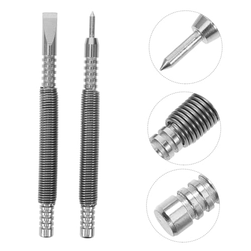 CLISPEED Federbelastetes Hammerloses Nagel set mit Doppelkopf Vielseitiger Federkernlochmarkierer für Holz Metall und Glas Kompakt Langlebig und Präzise für Anspruchsvollen DIY einsatz von CLISPEED