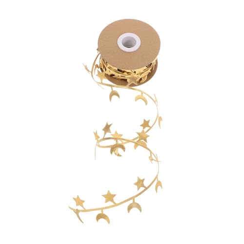CLISPEED Festliche Stoffbänder mit Stern und Mondmotiv Vielseitig für Geschenkverpackung Hochzeitsdeko Geburtstagsfeier DIY Basteln und Kuchenverzierung Farbenfrohe Geschenkband Dekoration CLISPEED Festliche Stoffbänder mit Stern und Mondmotiv Vielseitig für Geschenkverpackung Hochzeitsdeko Geburtstagsfeier DIY Basteln und Kuchenverzierung Farbenfrohe Geschenkband Dekoration von CLISPEED