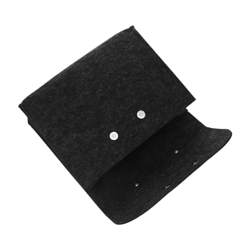 CLISPEED Filz Business Tasche mit Holzgriff Tragbare Aktenmappe mit Großer Kapazität Weich Gepolsterte Bürotasche für Damen und für Wichtige Dokumente und Büroalltag Dunkelgrau CLISPEED Filz Business Tasche mit Holzgriff Tragbare Aktenmappe mit Großer Kapazität Weich Gepolsterte Bürotasche für Damen und für Wichtige Dokumente und Büroalltag Dunkelgrau von CLISPEED