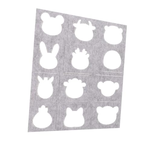 CLISPEED Filzanwendungs Schablone für Trockenfilzen Nadelstickerei Vorlage aus Wolle Vielseitige DIY Filzform für Handarbeiten und Anfänger Geeignet für Kreative Bastelprojekte CLISPEED Filzanwendungs Schablone für Trockenfilzen Nadelstickerei Vorlage aus Wolle Vielseitige DIY Filzform für Handarbeiten und Anfänger Geeignet für Kreative Bastelprojekte von CLISPEED