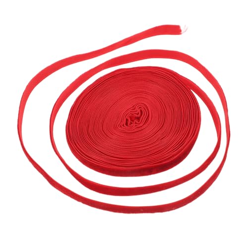 CLISPEED Fluffiges Geschenkband Samtband Rote Geschenkverpackung DIY Schleifenband für Basteln Partydekoration Vielseitig Einsetzbar Sanft und Elegant CLISPEED Fluffiges Geschenkband Samtband Rote Geschenkverpackung DIY Schleifenband für Basteln Partydekoration Vielseitig Einsetzbar Sanft und Elegant von CLISPEED