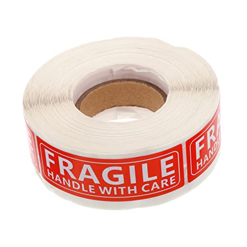 CLISPEED Fragile Klebeetiketten Selbstklebend Warnaufkleber für Verpackung Versand Versandkartons Paletten Geeignet von CLISPEED