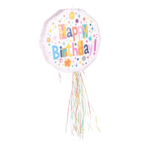 CLISPEED Geburtstag Pinata aus Papier Bunte Partydeko für Befüllen mit Süßigkeiten und Geschenken für Geburtstagsfeiern und Festlichkeiten von CLISPEED