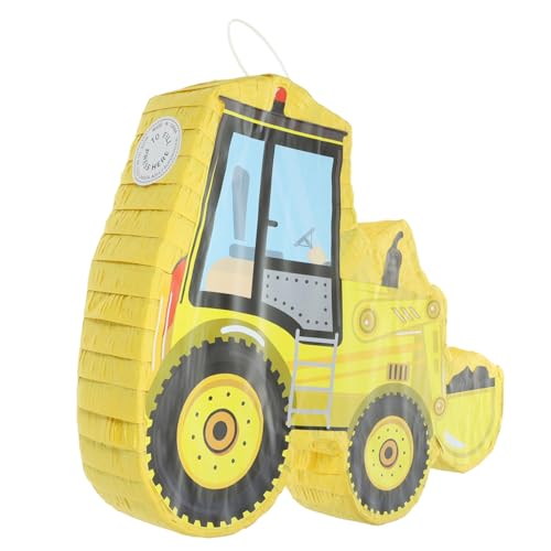 CLISPEED Gelbe Bagger Pinata Partydeko Baustelle Geburtstag Fiesta Deko für Jungen Tischdekoration CLISPEED Gelbe Bagger Pinata Partydeko Baustelle Geburtstag Fiesta Deko für Jungen Tischdekoration von CLISPEED