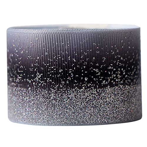 CLISPEED Glitzer Ripsband mit Diy Schleifenband für Hochzeiten Partys und Dekoration Schwarz Yards Rolle CLISPEED Glitzer Ripsband mit Diy Schleifenband für Hochzeiten Partys und Dekoration Schwarz Yards Rolle von CLISPEED