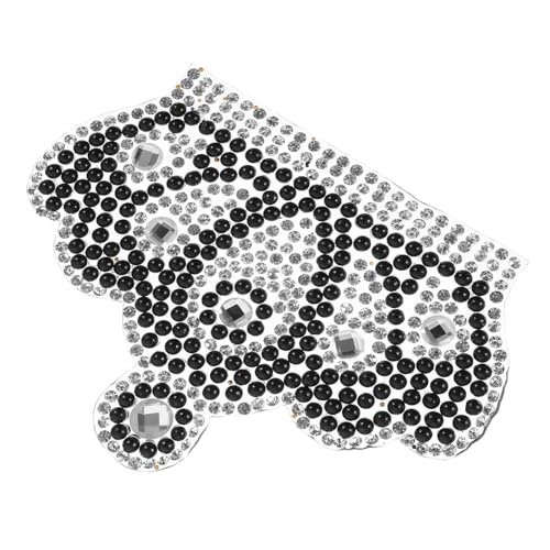 CLISPEED Glitzer Strass Kronen Bügelbild Patch Schwarz Kronenförmige Applikation zum Aufbügeln für Kleidung DIY Bekleidungsdekor für Hüte Kleider Jacken CLISPEED Glitzer Strass Kronen Bügelbild Patch Schwarz Kronenförmige Applikation zum Aufbügeln für Kleidung DIY Bekleidungsdekor für Hüte Kleider Jacken von CLISPEED