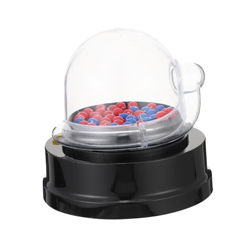 CLISPEED Glückszahl Jackpot Maschine Transparent Ziehgerät Partyspiel Geschenk für Familie Freunde Langlebig Leicht Tragbar Geeignet für Karaoke Restaurant Klub von CLISPEED