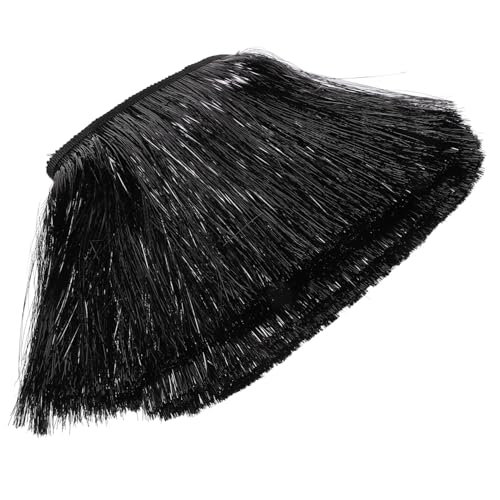 CLISPEED Gold silber Tinsel Fransenband zum Nähen Leichte Dekorative Lametta Quaste für DIY Kleidung Schuhe Hüte Partydekoration Langlebiges Zubehör für Kreative Handarbeiten von CLISPEED