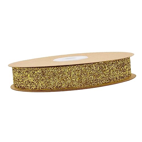 CLISPEED Goldene Flocking Ripsbänder für Kreative DIY Dekorationen Strapazierfähige Stoffbänder für Hochzeiten Partys und CLISPEED Goldene Flocking Ripsbänder für Kreative DIY Dekorationen Strapazierfähige Stoffbänder für Hochzeiten Partys und von CLISPEED