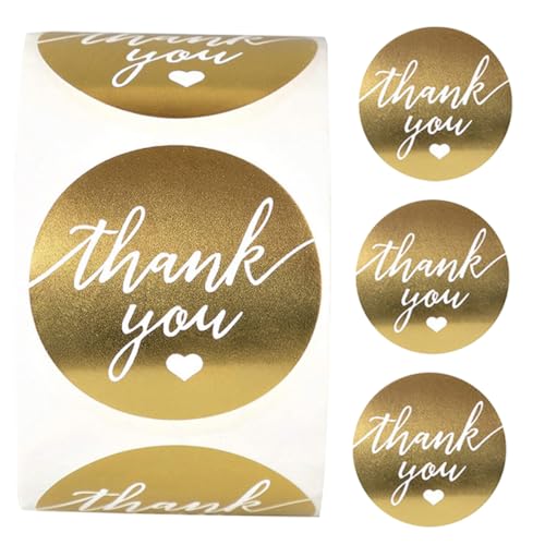 CLISPEED Goldene Thank You Aufkleber Selbstklebend Sealing Labels für Geschenkverpackung Umschläge Backwaren Geburtstags und Hochzeitsfeiern Vielseitige Geschenkbeutel Etiketten CLISPEED Goldene Thank You Aufkleber Selbstklebend Sealing Labels für Geschenkverpackung Umschläge Backwaren Geburtstags und Hochzeitsfeiern Vielseitige Geschenkbeutel Etiketten von CLISPEED
