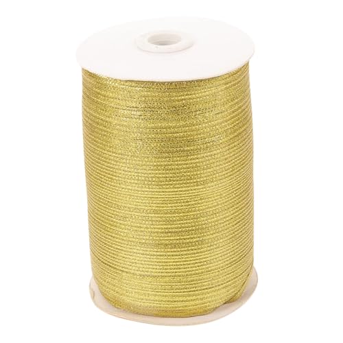 CLISPEED Goldfarbenes Metallic Geschenkband zum Basteln Zuschneidbar für Schleifen Geschenkverpackung Partydekorationen Bastelarbeiten Hochzeiten und Anlässe CLISPEED Goldfarbenes Metallic Geschenkband zum Basteln Zuschneidbar für Schleifen Geschenkverpackung Partydekorationen Bastelarbeiten Hochzeiten und Anlässe von CLISPEED