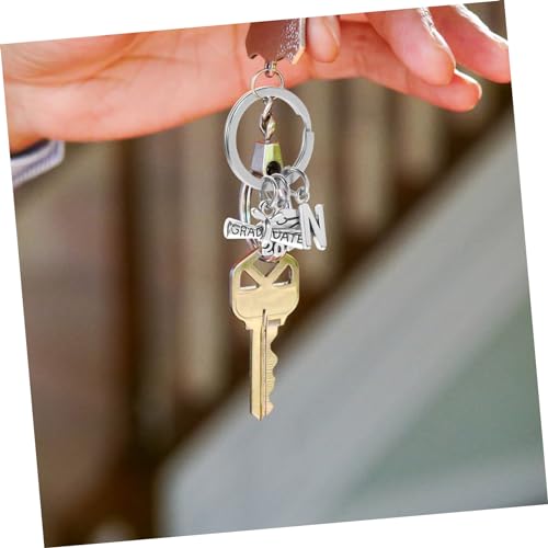 CLISPEED Graduation Key Ring Einzigartiger Schlüsselanhänger für Abschlussgeschenke Praktische und Bedeutungsvolle Erinnerungen an Schulabschluss für Mitschüler und Freunde von CLISPEED