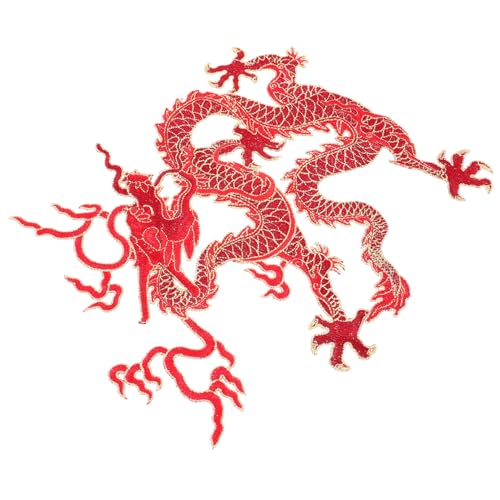 CLISPEED Großer Chinesischer Drache Aufnäher Bestickter Bügelflicken Patch für Kleidung DIY Reparatur Dekoration Jacken Mäntel Taschen Zubehör CLISPEED Großer Chinesischer Drache Aufnäher Bestickter Bügelflicken Patch für Kleidung DIY Reparatur Dekoration Jacken Mäntel Taschen Zubehör von CLISPEED