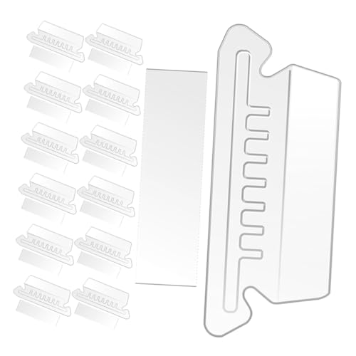 CLISPEED Hängende Ordner Registerkarten Teilig PVC Transparente Abnehmbare Mappen Zubehör mit Beschreibbaren Einlagen für Dateiordnung und Klare Beschriftung CLISPEED Hängende Ordner Registerkarten Teilig PVC Transparente Abnehmbare Mappen Zubehör mit Beschreibbaren Einlagen für Dateiordnung und Klare Beschriftung von CLISPEED