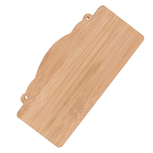 CLISPEED Hängendes Holzschild Unbeschichtet DIY Blankoschild Umweltfreundlichem Holz zum Malen und Beschriften mit Zwei Löchern zum Einfachen Aufhängen für Garten Tür und Raumgestaltung von CLISPEED