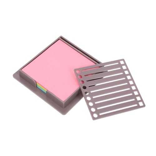 CLISPEED Haftnotizhalter mit Vorlage Organizer für Haftnotizen Kompakte Spenderbox für Schreibtisch Robustes Material Organisatorischer Schablone für und Zuhause CLISPEED Haftnotizhalter mit Vorlage Organizer für Haftnotizen Kompakte Spenderbox für Schreibtisch Robustes Material Organisatorischer Schablone für und Zuhause von CLISPEED