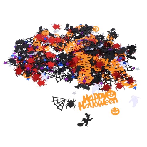 CLISPEED Halloween-konfetti-tischstreuer – 60 G Kürbisse, Spinnen, Fledermäuse, Hexen, Wurfdekorationen, Mischung Aus Konfetti Für Halloween-partys, Spukhäuser, Dekorationszubehör CLISPEED Halloween-konfetti-tischstreuer – 60 G Kürbisse, Spinnen, Fledermäuse, Hexen, Wurfdekorationen, Mischung Aus Konfetti Für Halloween-partys, Spukhäuser, Dekorationszubehör von CLISPEED