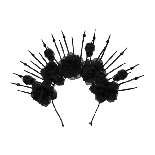 CLISPEED Halloween-stirnband, Halloween-blumenskelett-kopfschmuck, Halloween-partygeschenk CLISPEED Halloween-stirnband, Halloween-blumenskelett-kopfschmuck, Halloween-partygeschenk von CLISPEED